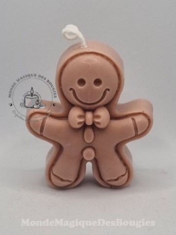 Bougies bonhomme pain d'épices