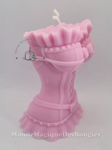 Bougies buste corset