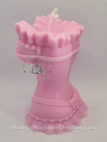Bougies buste corset