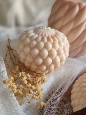Bougie sphere goutelette