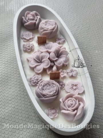 Bougies Coulées Parfumées Contenant Céramique