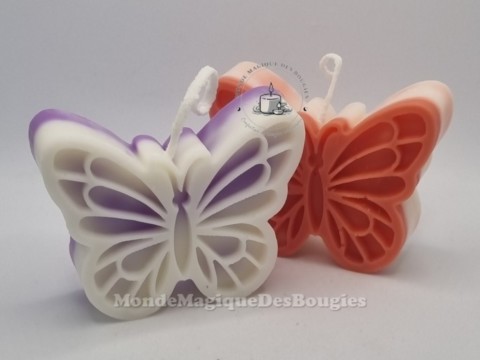 Bougie duo de papillon