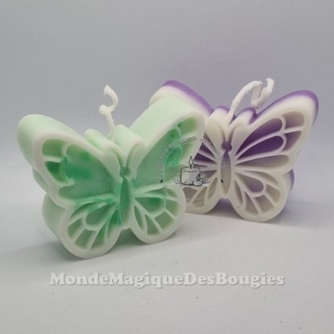 Bougie duo de papillon