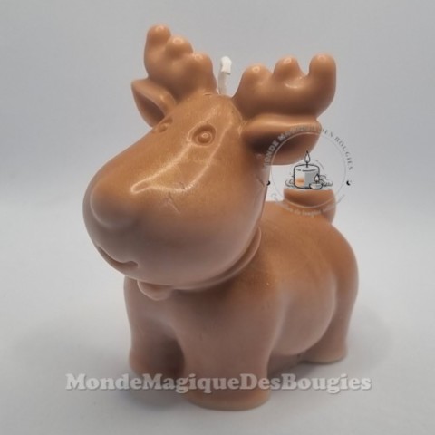 Bougies animaux noel rennes