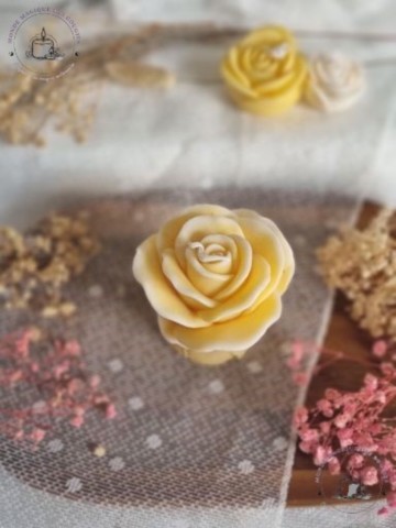 Bougies rose sur pied