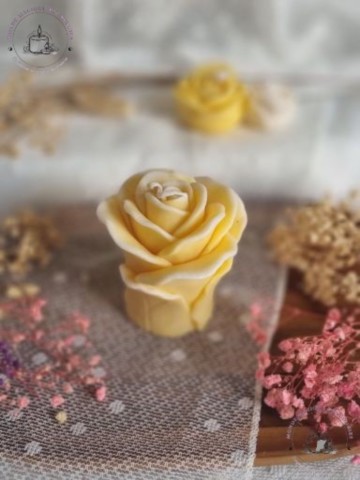 Bougies rose sur pied