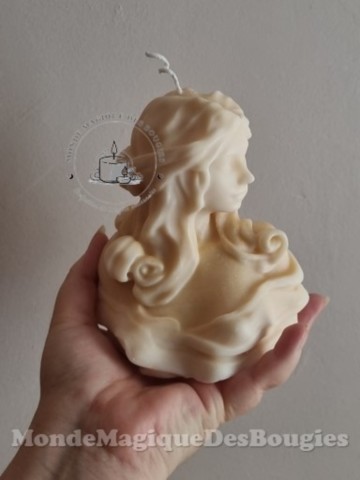 Bougie déesse buste