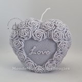 Bougies coeur love