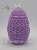 Bougies oeufs géométrie
