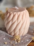 Bougie Pillié Torsadé Pelotte